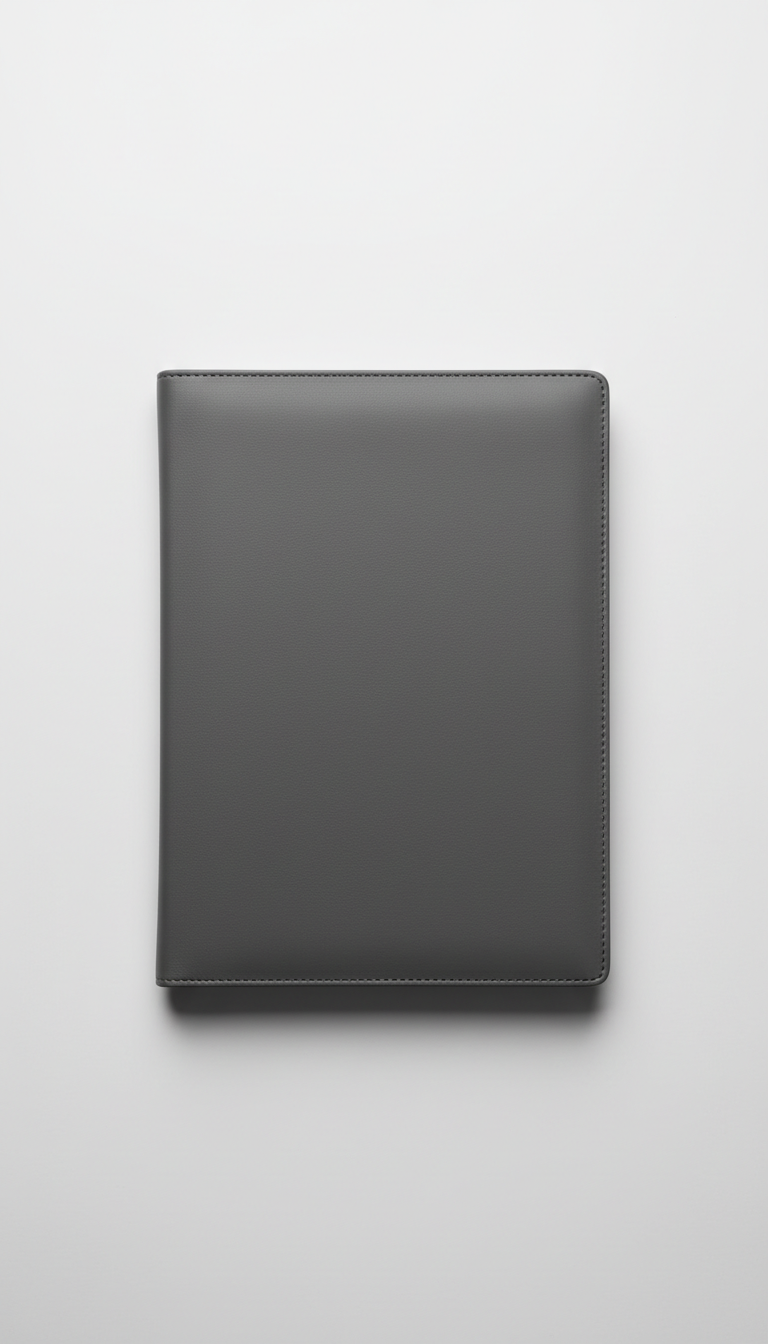 Graphite Leather Executive Notebook