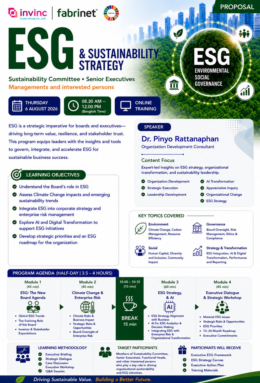 ESG & Sustainability Strategy